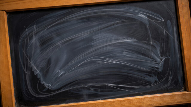 Chalkboard with smudged chalk marks