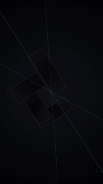 Exploring Night Sky Geometry with Subtle Light Shapes