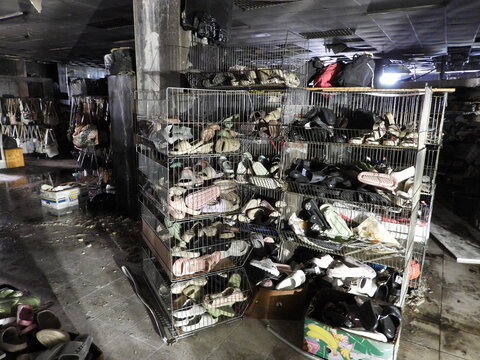The consequences of the fire in the shopping center in the southern part of the city. The estimated damage is currently 15,000,000 CZK. The case is not closed to this day.