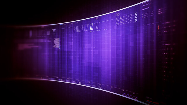 Dynamic data visuals for business info graphics, animated charts, and data-driven insights for a business meeting mock-up. Explore the world of trading, stock exchanges, and crypto