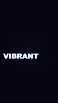 engaging motion graphic revealing vibrant ambience with bold text