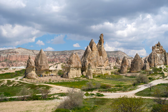 landscape photos taken in the cappadocia region
