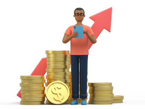 Financial growth, investment success, wealth accumulation