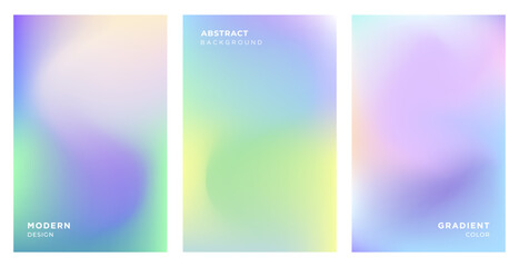 Soft colorful gradient background with dreamy blurred textures and fluid color transitions. Ideal as a modern wallpaper or versatile backdrop for websites, mobile applications, promotional graphics, b © anwarsai