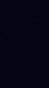 Displaying Subtle Night Sky Constellations in Quiet Dark