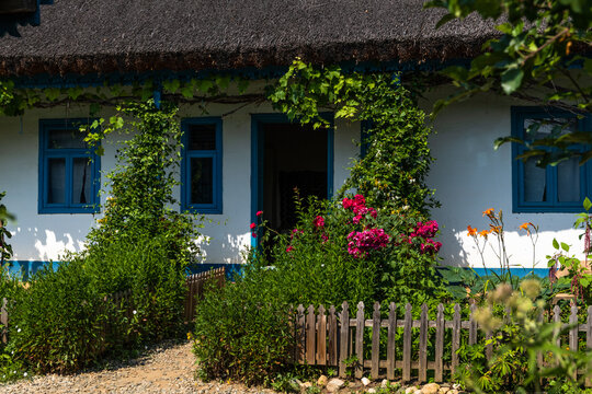 Preserved Traditional Rural Architecture in Romania