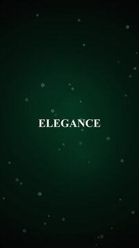 Elegant Scene Highlighting Subtle Movement and Soft Lighting in a Dark Green Backdrop