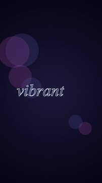 Vibrant Abstract Background with Soft Circles in Dark Purple Scene Creating Subtle Glow
