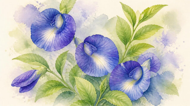 blue iris flowers