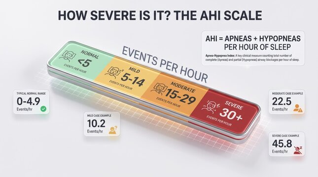 How severe is it: the AHI sleep apnea scale