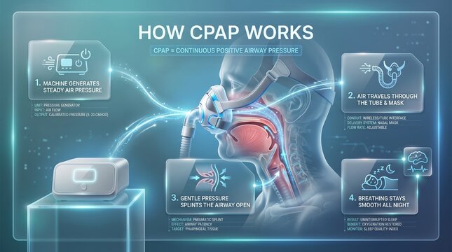 How CPAP therapy works for sleep apnea