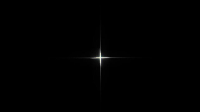 Twinkle star magic dust animation, twinkle light stars sparkle animation, luxury white glitter sparkles star trail, curved stars motion, 2D shining twinkle on black screen. background 4K loop asset