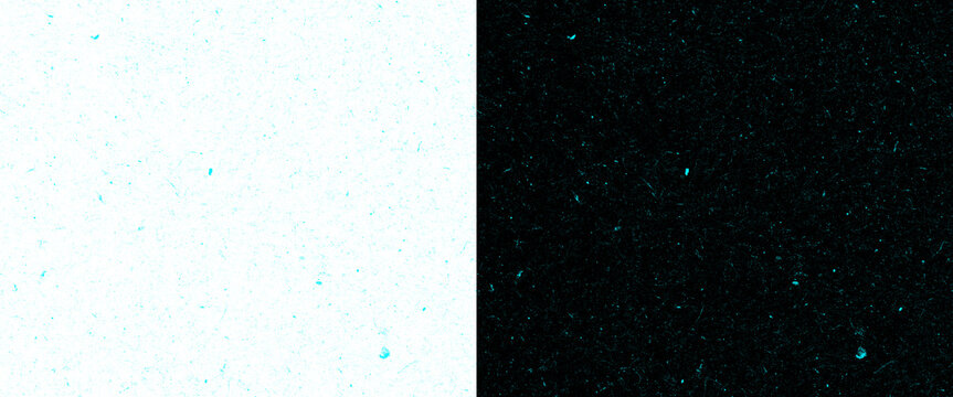 Abstract split screen background with white and black textured panels, minimalist dual tone surface with fine blue speckles, modern graphic design backdrop png
