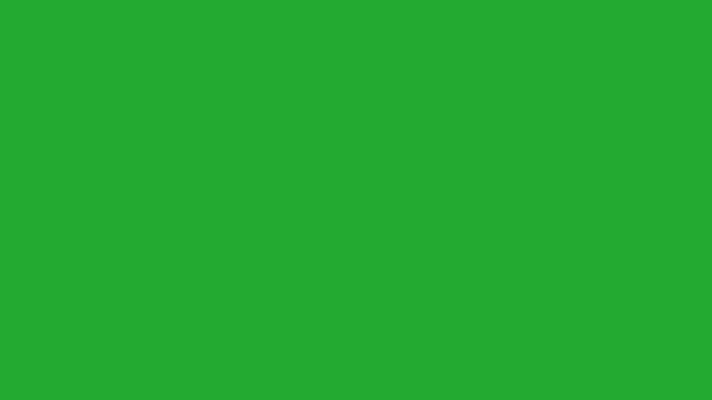 Transition from dollar bills to a chromakey background. 4K