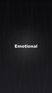 Emotional Subject Presenting in Dim Background Subtle Lighting