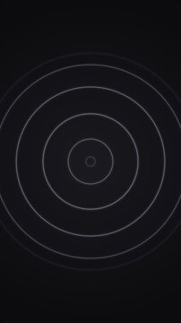 Targeted Visual Rings in Dark Studio Centering on Concentric Circles