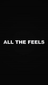 Capturing All The Feels In Minimal Black Background Text