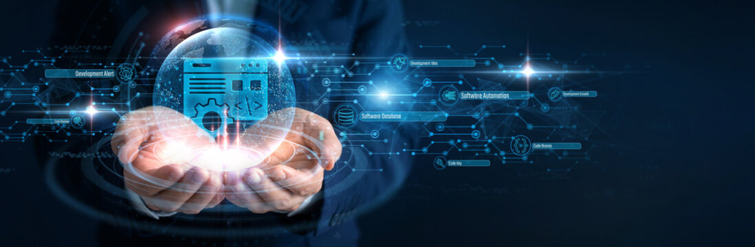 Full Stack Programmer Hand hold Software Development and global networking, dynamic web app coding lifecycle, agile scrum tech architecture engineering, modern cloud server program