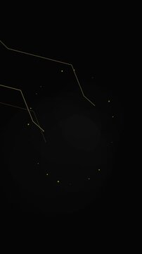 Exploring a Dark Sky with Subtle Geometric Light Lines