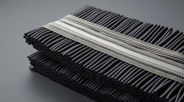 Electro active polymer artificial muscle actuator with matte black fibers and silver electrodes