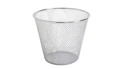 Silver wire mesh waste bin with solid base © Isolde
