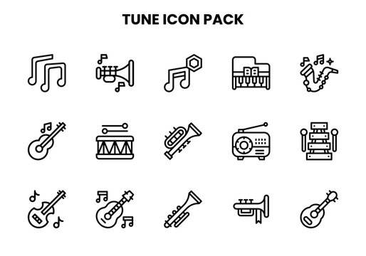 Tune Line Icons Pack