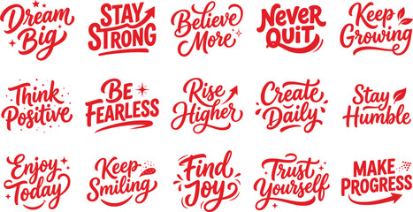 Hand-drawn motivational phrases in colorful chalk font on blackboard handwritten © ARdesignAi