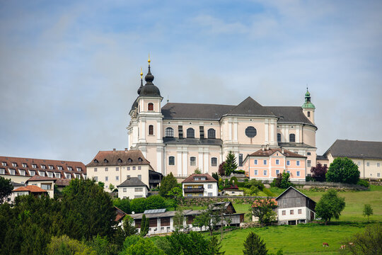 Sonntagsberg beautifully situated church in the Alps