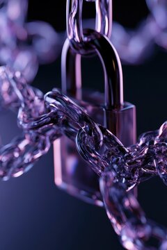 lock links alert privacy digital threat business and access through efficiency driven conversion