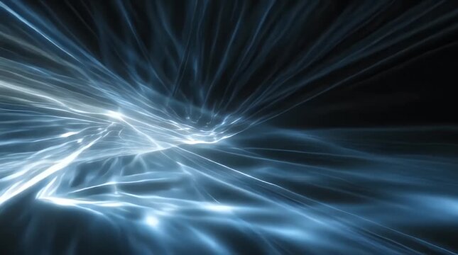 Dynamic Light Trails in Motion for Futuristic Design