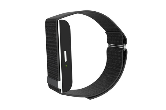 Smart Band Bracelet Screenless. Waterproof Fitness Tracker Heart Rate Men or Women. 3d illustration