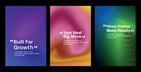 Fototapeta premium Font And Paper Product With Fluid Gradient Effect For Poster Design.