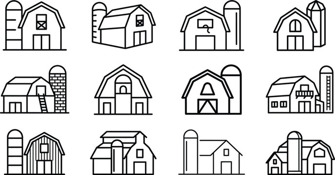 Various Barns and Farm Buildings