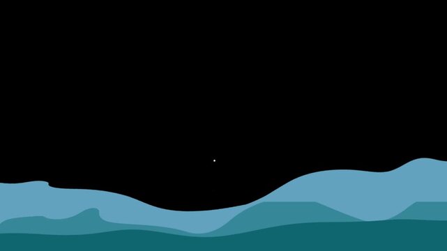 Underwater fish swimming in ocean. Marine life illustration with aquatic plants and coral.