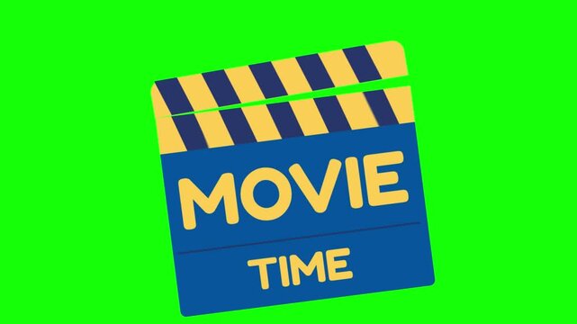 Welcome text animation. Pink cursive lettering on green screen background.