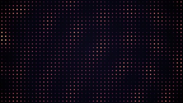 Dot Grid Glowing Magenta Points On Dark Navy Tech Background