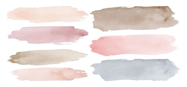 Soft pastel watercolor strokes create subtle, airy textures ideal for refined artistic projects and backgrounds.