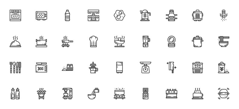 Egyptian icon set. Minimal thin line icons. Featuring Pyramid, Horus, Ankh, Sphinx, Pharaoh, Cleopatra, Mummy, Hieroglyph, Obelisk, Eye of Ra, Thoth, Sarcophagus, Cobra, Beetle and more.