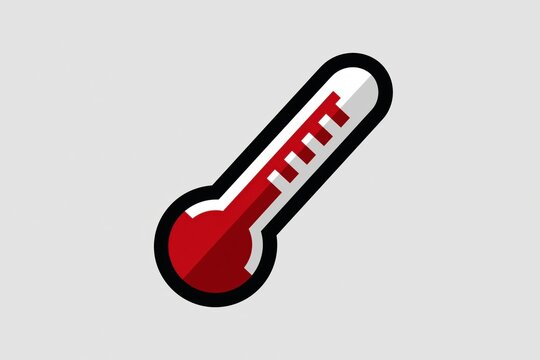 Thermometer showing high temperature indicating global warming