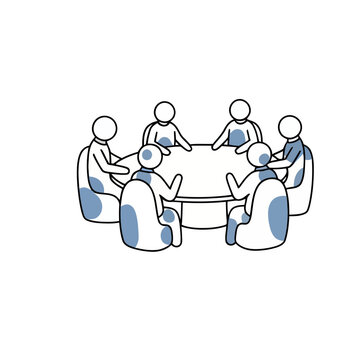 People sitting around a round table
