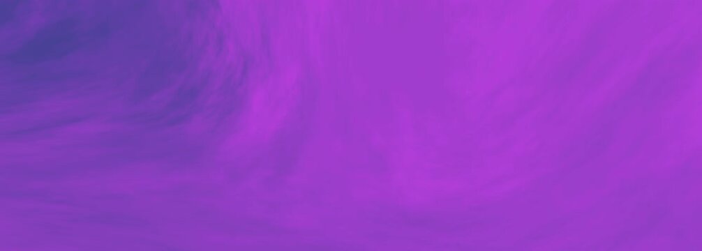 Bright purple vaporous mist wavy cloud formation hazy sky magenta abstract background.
