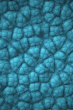 Abstract Teal Cell Pattern