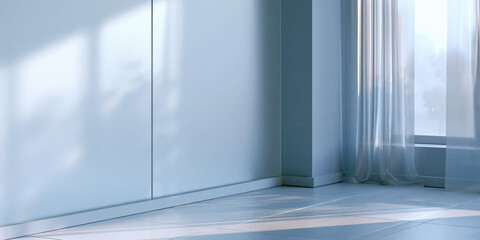 Fototapeta premium Modern Minimalist Interior with Soft Lighting
