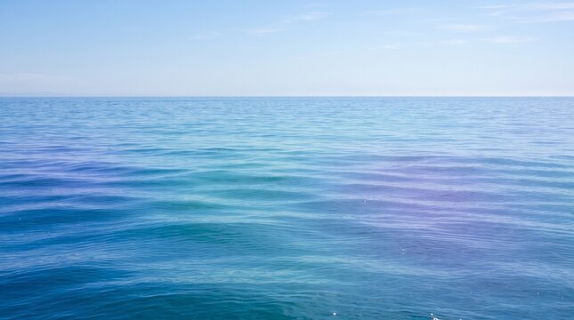 Gradient Blue Rippled Water   Calm Sea Surface