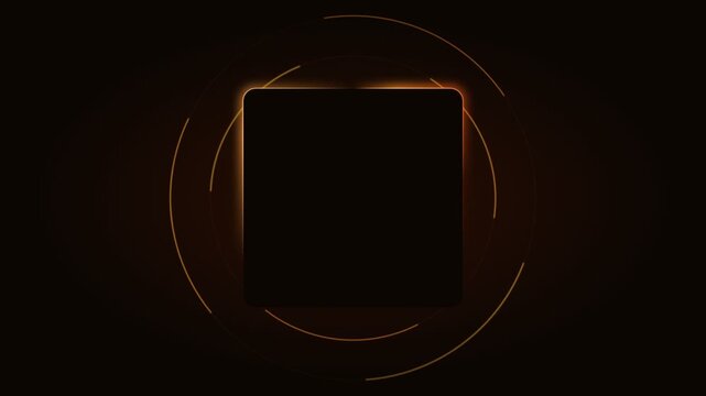 Ember Conic Lattice Spins With Orange Glow In Dark Space