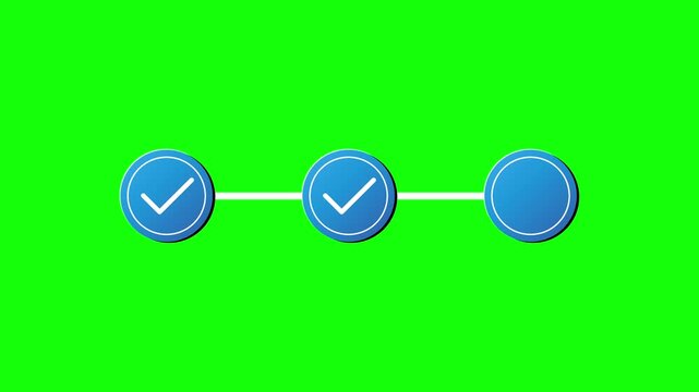 Flowchart Process Diagram with Checkpoints and Flags for Workflow Visualization.