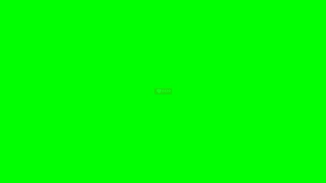 Instagram Like Notification Animation - Pink Heart Counter Social Media Popup Motion Graphic