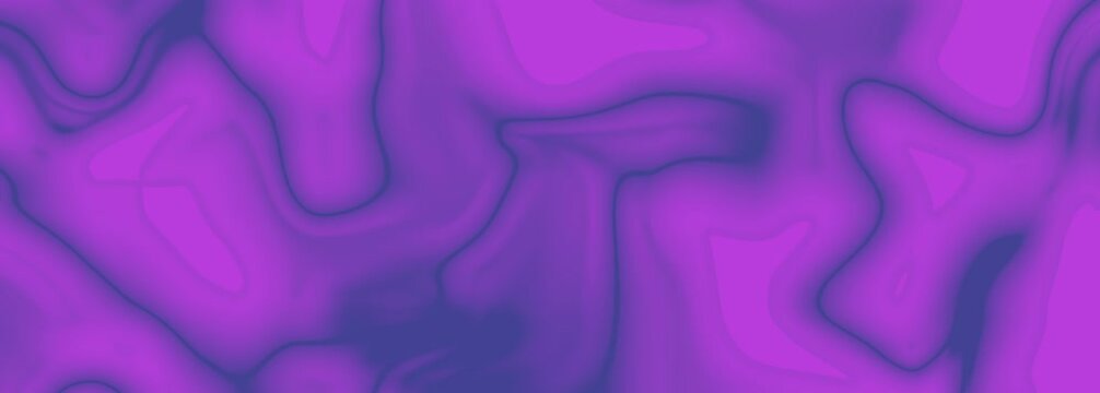 Bright purple dark blue wavy liquid pattern smooth texture blurred digital design.
