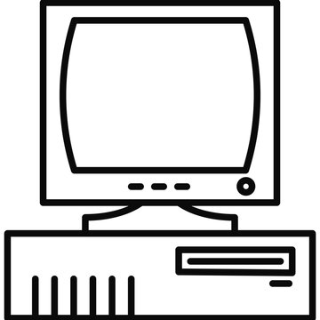 retro desktop computer