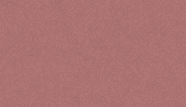 Elegant dusty rose contour line pattern background for sophisticated design layouts
